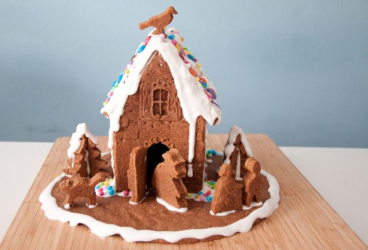 Lebkuchenhaus Bausatz