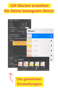 Instagram Story Sticker erstellen