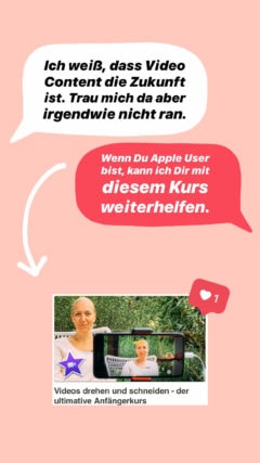Professionelle Insta Stories