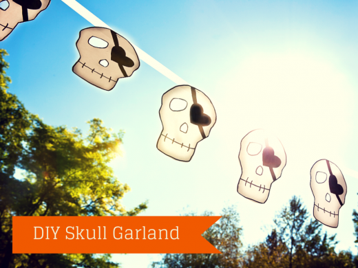 DIY Skull Garland