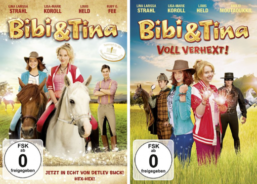 Die besten Mädchen Filme - Bibi und Tina - der Hörspielklassiker als Kinofilm. Teil 1 und Teil 2.