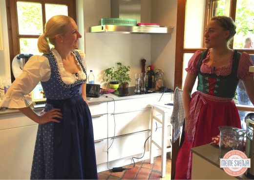 Mein RTL Dreh behind the scenes Svenja Walter & Lotte Lang Dirndl Oktoberfest www.meinesvenja.de