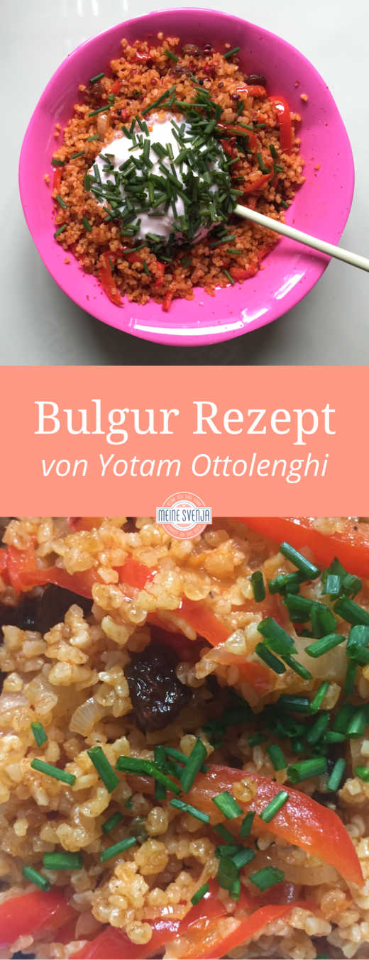 Bulgur Rezept von Yotam Ottolenghi - das Pinterest Bild