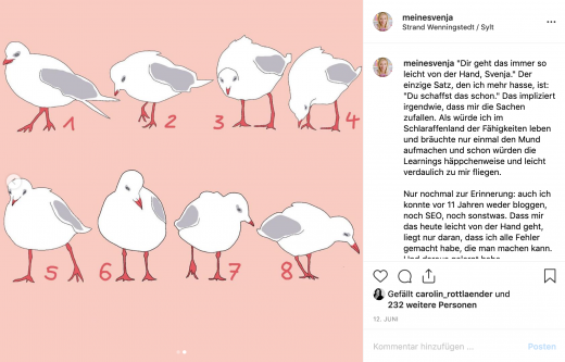 Begleitendes Bild im Insta Feed - GIF