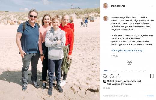 Instagram Feed - begleitendes Bild für die erste Sylt Story