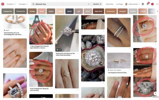 GIF erstellen - diamond ring Suche bei Pinterest