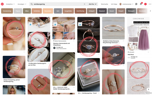 GIF erstellen - Verlobungsring Suche bei Pinterest