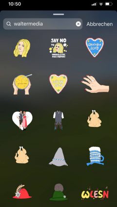 GIF Sticker Instagram Stories