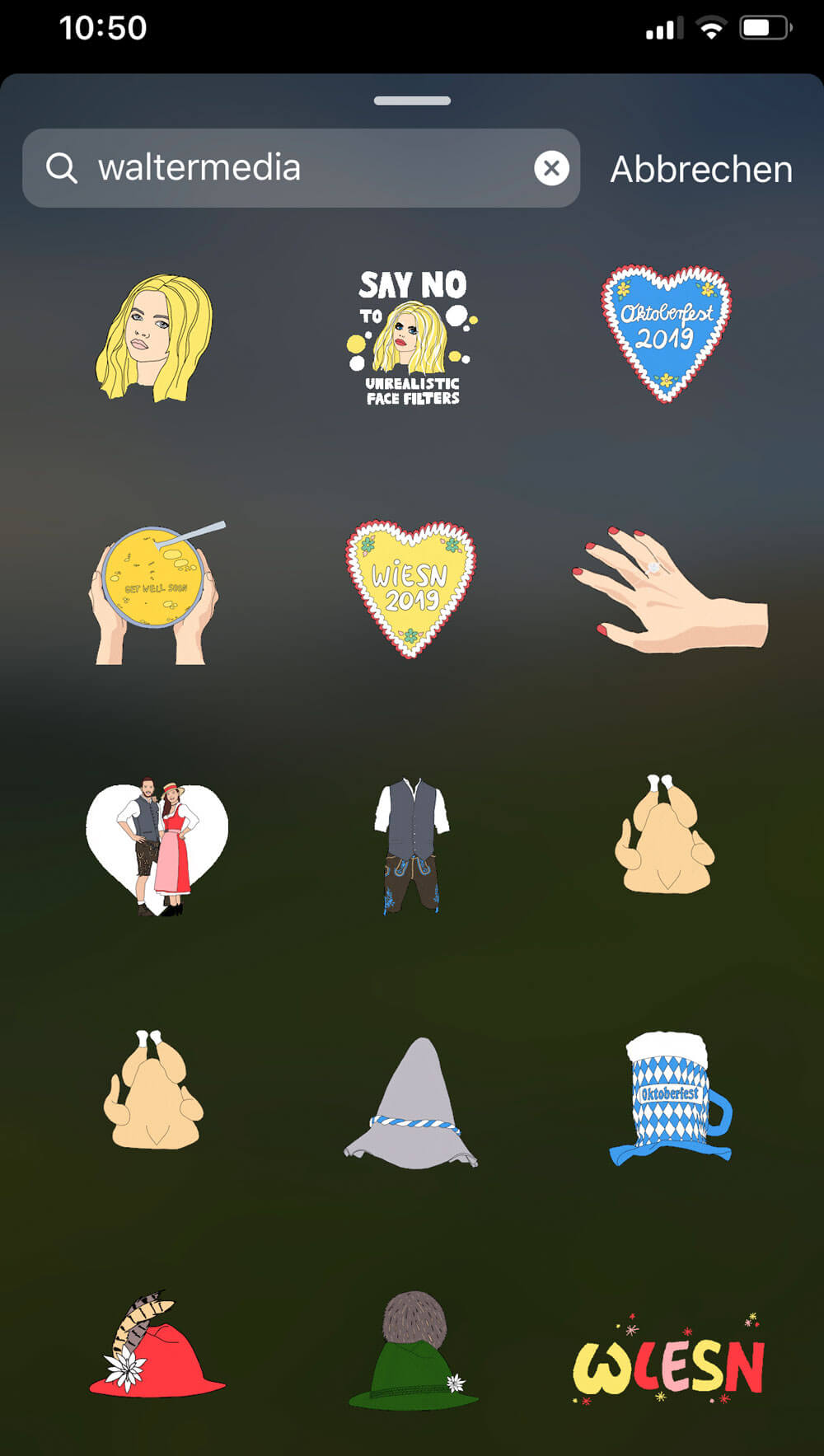 GIF Sticker Instagram Stories