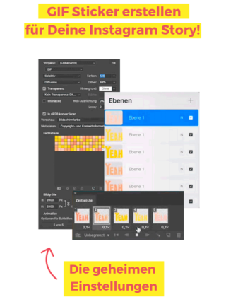 Instagram Story Sticker erstellen